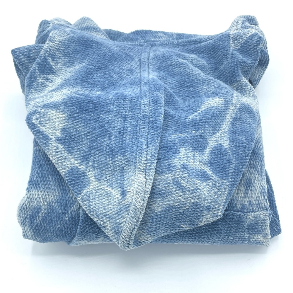 Vintage Faherty Tie Dye Indigo Hoodie Size Small NWOT